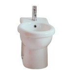 Bidet Terra Kerasan Volant Filo Muro Ceramica Bianca Made Italy