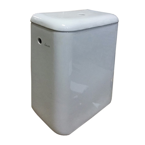 Sanitari bagno cassetta monoblocco Opi Incea, bianco in porcellana