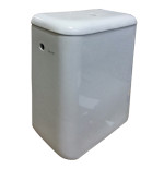 Sanitari bagno cassetta monoblocco Opi Incea, bianco in porcellana