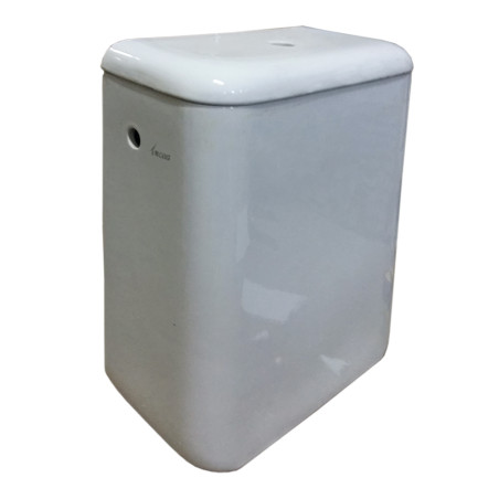 Sanitari bagno cassetta monoblocco Opi Incea, bianco in porcellana