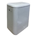 Sanitari bagno cassetta monoblocco Opi Incea, bianco in porcellana