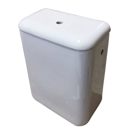 Sanitari bagno cassetta monoblocco Opi Incea, bianco in porcellana