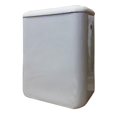 Sanitari bagno cassetta monoblocco Opi Incea, bianco in porcellana