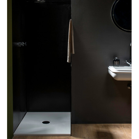 Piatto doccia 70x100 rettangolare in ceramica bianca Uniko Azzurra