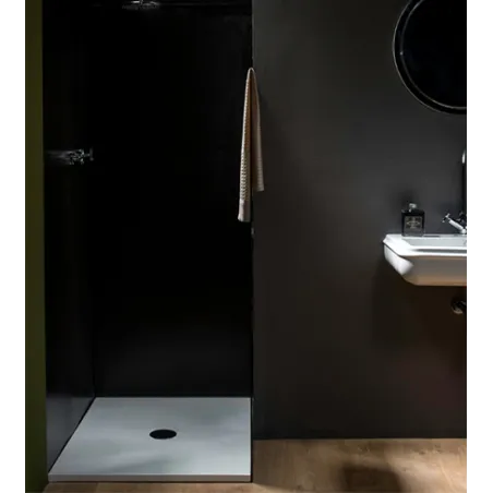 Piatto doccia 70x100 rettangolare in ceramica bianca Uniko Azzurra