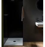 Piatto doccia 70x100 rettangolare in ceramica bianca Uniko Azzurra
