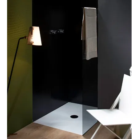 Piatto doccia 70x100 rettangolare in ceramica bianca Uniko Azzurra