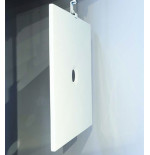Piatto doccia 70x100 rettangolare in ceramica bianca Uniko Azzurra con piletta cromo