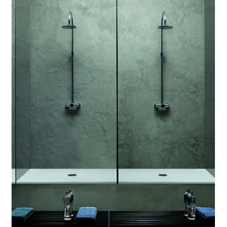 Piatto doccia 70x120 rettangolare in ceramica bianca Uniko Azzurra