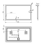 Specchi a Led - Specchiera bagno Led - specchi ingranditore bagno - Specchi a led retroilluminati