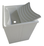 Mobile lavatoio con vasca lavapanni in resina 60 x 60 2 ante