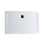 Piatto doccia 70x120 1^scelta rettangolare ceramica bianca Ferdy Azzurra