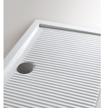 Piatto doccia 70x120 1^scelta rettangolare ceramica bianca Ferdy Azzurra