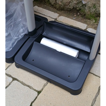 Portasacco sacchetti per raccolta differenziata 2 posti PVC