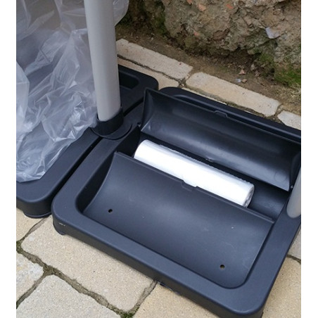 Portasacco sacchetti per raccolta differenziata 3 posti PVC