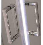 Box doccia angolare in cristallo stampato c, misura cm.68/70 x 98/100, cromato