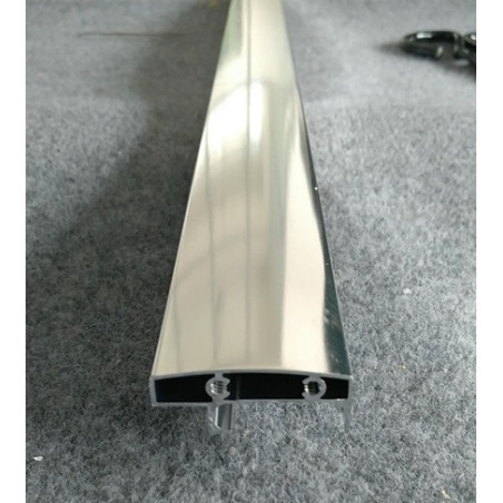 Box doccia ad angolo in cristallo trasparente, misura cm.68/70 x 98/100, cromato