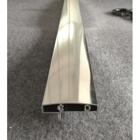 Box doccia ad angolo in cristallo stampato c, misura cm.68/70 x 118/120, cromato