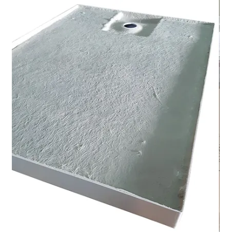 Piatto doccia cm.70x90 rettangolare in acrilico bianco, compresa piletta cromo