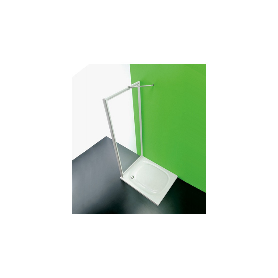 Anta fissa per box doccia, CC cm.82-85, regolabile in pvc