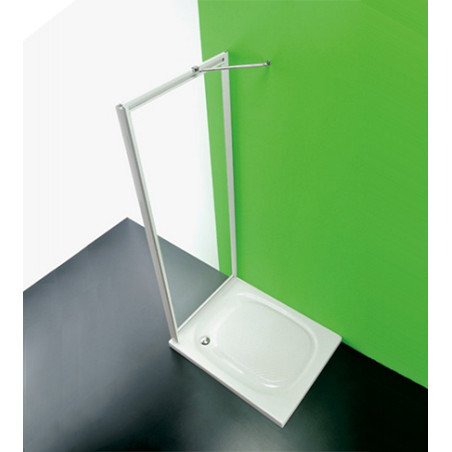 Anta fissa per box doccia, CC cm.82-85, regolabile in pvc