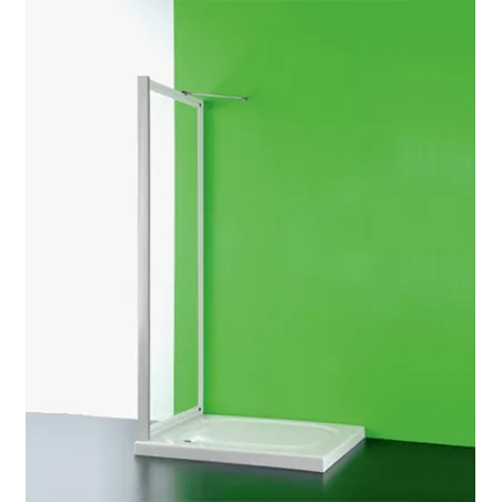 Anta fissa per box doccia, CC cm.82-85, regolabile in pvc
