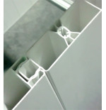 Mobile coprilavatrice per esterno 2 ante 70 x 60 x 94 cm