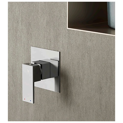 Rubinetto miscelatore monoforo bagno doccia incasso FARO, colore cromo