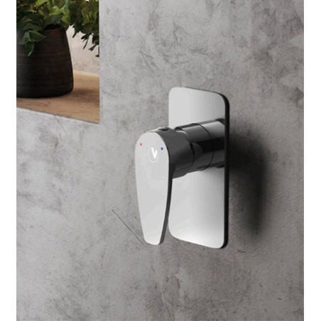 Rubinetto miscelatore monoforo bagno doccia incasso OCEAN ,cromo