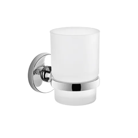 Kit set serie accessori bagno FELCE GEDY 8 pezzi acciaio inox/vetro/cromall