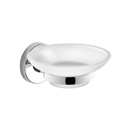 Kit set serie accessori bagno FELCE GEDY 8 pezzi acciaio inox/vetro/cromall