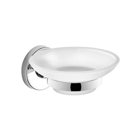 Kit set serie accessori bagno FELCE GEDY 8 pezzi acciaio inox/vetro/cromall