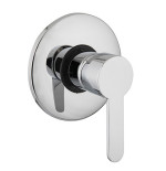 Rubinetto miscelatore monoforo bagno doccia incasso, mod. IBIS, cromo