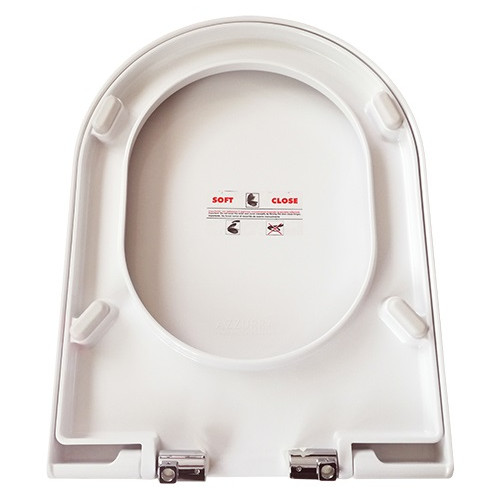 Coprivaso termoindurente avvolgente slim, originale Soft Close Nuvola Azzurra