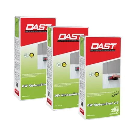 DAST Colla per piastrelle certificata C2TE 3 confez da 25 kg