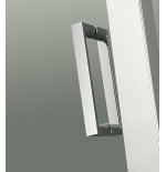 Box doccia porta nicchia 2 ante in cristallo 6mm, apertura scorrevole cm.117-120