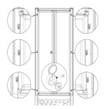 Box porta nicchia doccia, misura cm.90-95, cabina porta a libro due ante colore bianco in pvc