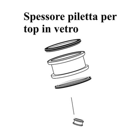 Mobile bagno sospeso Vague bianco, cm 104, lavabo in vetro e pensili