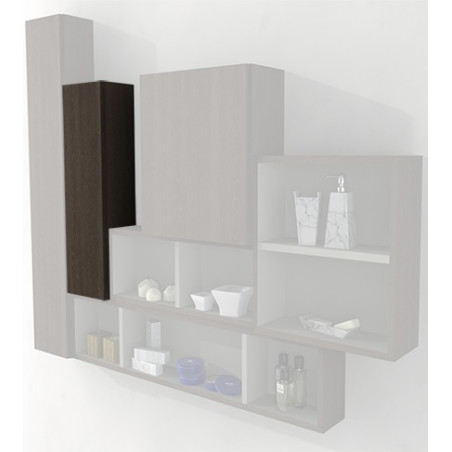 Pensile colonna 60x12x20 rovere complemento d'arredo antigraffio