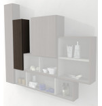 Pensile colonna 60x12x20 rovere complemento d'arredo antigraffio