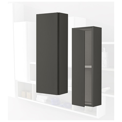 Pensile colonna 60x12x20 grigio talpa complemento d'arredo antigraffio
