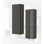 Pensile colonna 60x12x20 grigio talpa complemento d'arredo antigraffio