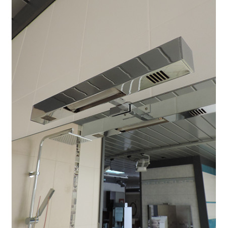 Applique lampada bagno con illuminazione a led, con istallazione a bordo specchio