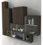 Pensile colonna 100x14x20 rovere complemento d'arredo antigraffio