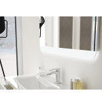 Specchiera specchio bagno filo lucido, retroilluminato a led, accensione con sensore touch, misura cm.70x100