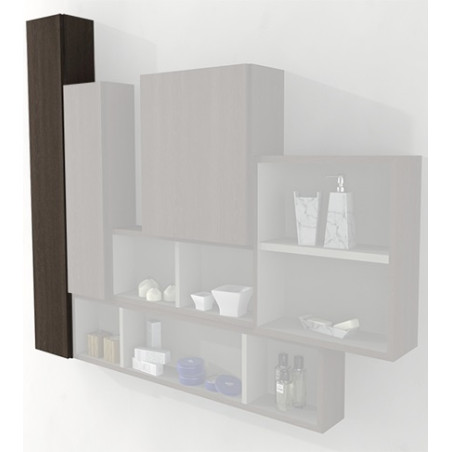 Pensile colonna 100x14x20 rovere complemento d'arredo antigraffio