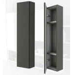 Pensile colonna 100x14x20 grigio talpa complemento d'arredo antigraffio