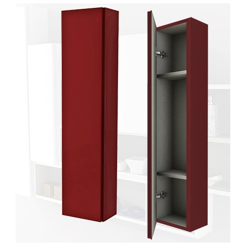 Pensile colonna 100x14x20 rosso complemento d'arredo antigraffio