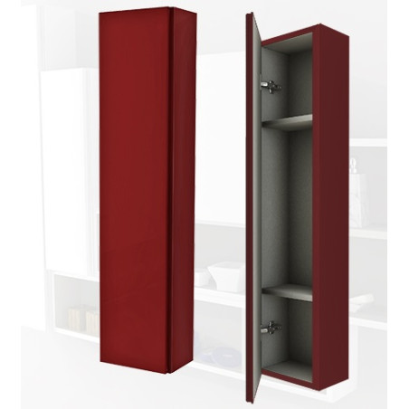 Pensile colonna 100x14x20 rosso complemento d'arredo antigraffio