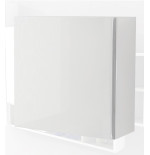 Pensile colonna 40x17x40 bianco lucido complemento d'arredo antigraffio